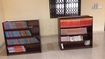 Cabinets with books