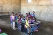One of the classrooms in use