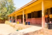 De veranda van de school
