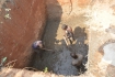 Digging pit for the latrine