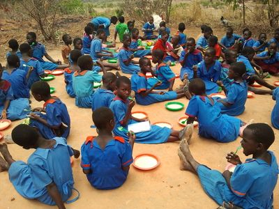De school in Lunga in Malawi draait goed