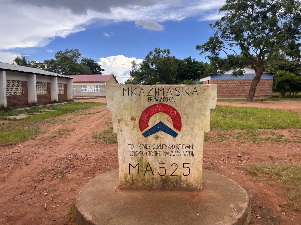 Mkazimasika basisschool in Malawi, ondersteund door World Servants.